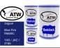 Preview: Jaguar, Blue Fire Metallic, 1AS / JAC / 2155: 500ml Lackdose + 500ml Klarlack + 250ml Härter - Set, von ATW Autoteile West.